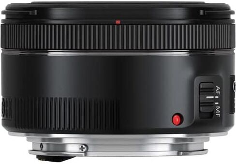 عدسة كانون EF 50 ملم f/1.8 STM | برايم قياسي مدمج مع فتحة f/1.8 ساطعة وتركيز تلقائي سلس STM | للصور الشخصية والتصوير الفوتوغرافي في الإضاءة المنخفضة والتصوير اليومي (0570C002) + حقيبة كتف + بطاقة سعة 64 جيجابايت in Saudi Arabia