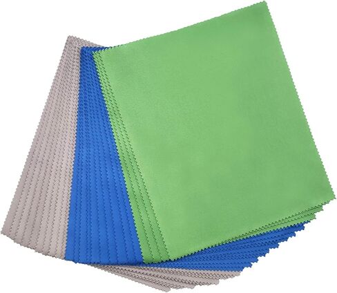 6" X 7" Lint Free Microfiber Cleaning Cloth Wipes for Eyeglasses, Glasses, Smartphones and Cell Phones. in Saudi Arabia