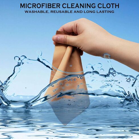 6" X 7" Lint Free Microfiber Cleaning Cloth Wipes for Eyeglasses, Glasses, Smartphones and Cell Phones. in Saudi Arabia