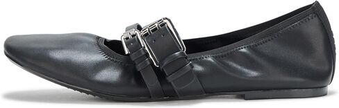 DKNY Women's Dade Ballet Flat with Double Buckle Strap Mule in Saudi Arabia