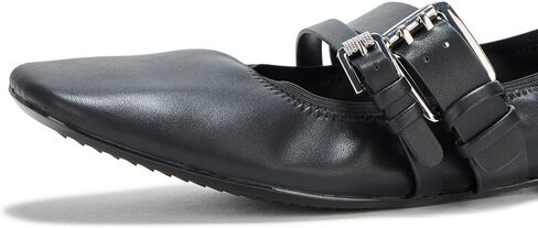 DKNY Women's Dade Ballet Flat with Double Buckle Strap Mule in Saudi Arabia