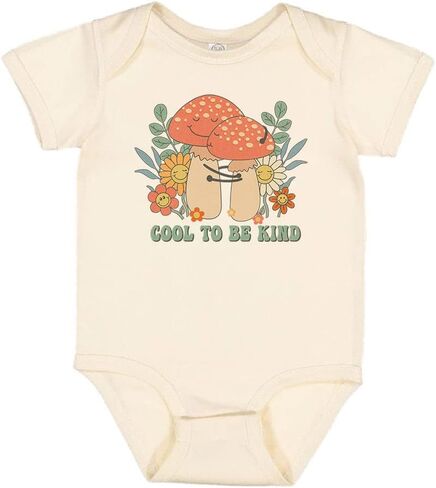 Mushroom Cool to Be Kind Baby Infant Bodysuit in Saudi Arabia