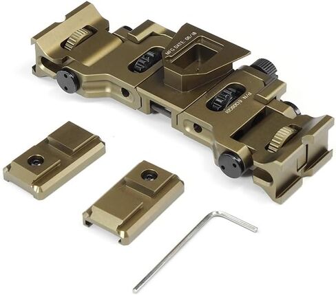 MUM/GT-14 Binocular Bridge System NVG Mount,Night Vision Goggles Night Vision Adapter,Versatile Modular Helmet Mount for PVS-14 Night Vision Monocular Or Dual Binoculars (FDE Color) in Saudi Arabia