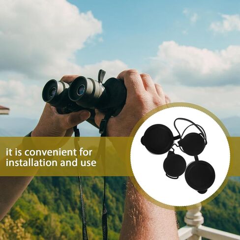 Artibetter 3pcs Rubber Objective Lens Caps Eyepiece Covers for Binoculars and Telescopes Protection Quick Installation Eyepiece Guard for Outdoor Activities in Saudi Arabia
