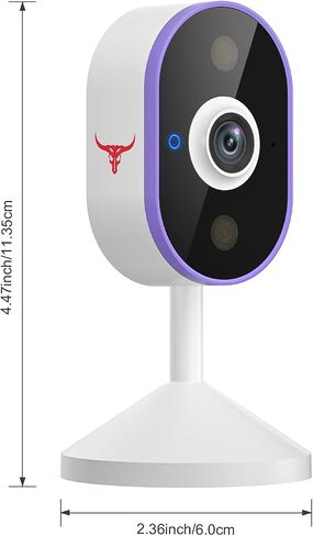 كاميرا أمان لاسلكية، مراقبة WiFi 2.4G/5G، اكتشاف الإنسان بالذكاء الاصطناعي، صوت ثنائي الاتجاه، رؤية ليلية، مصدر طاقة سلكي USB، تخزين سحابي (يُباع بشكل منفصل) in Saudi Arabia