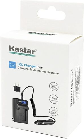 بطارية Kastar CR-V3 وشاحن تيار متردد LCD متوافق مع Olympus C-350، C-360، C-4000، C-4000Z، C-4040، C-4040Z، C-450، C-460، C-460 Zoom del Sol، C-500 Zoom، C-5050، C-5500 Sport Zoom Camera in Saudi Arabia