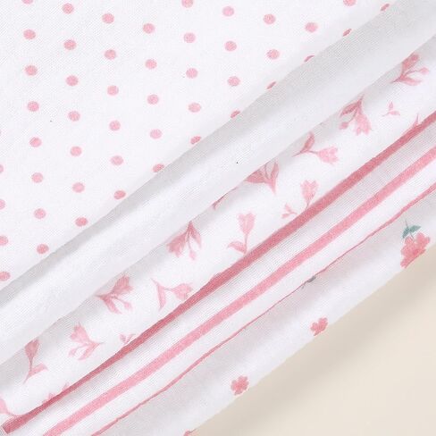 عبوة من 5 قطع، أقمشة تجشؤ للأطفال من الموسلين، ناعمة وذات قدرة على الامتصاص، للجنسين، سهلة الاستخدام (وردي-lh) in Kuwait