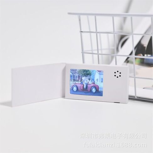 MultiFunctional 2.4Inch Photo Frame Card Video Thank You Looping Playback For Memorable Holiday Moment Digital Photo Frame in Kuwait