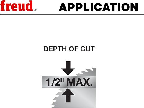 Freud Thick Stock Aluminum Metal Saw Blade with Tico Hi-Density Carbide Non-Ferrous Blend for Maximum Performance - 12" Diameter, 72 Teeth, TCG Grind - LU89M012 in Saudi Arabia