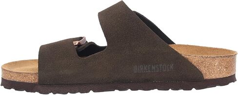Birkenstock Unisex Slippers, Brown Mocca Soft Footbed, 10 US Women in Saudi Arabia