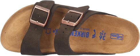 Birkenstock Unisex Slippers, Brown Mocca Soft Footbed, 10 US Women in Saudi Arabia
