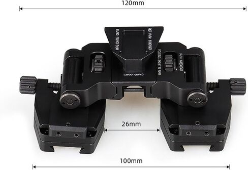 Modular Helmet Mount for MUM/GT-14，Binocular Bridge System NVG Mount，Night Vision Goggles Night Vision Adapter,Dual Folding Arm Helmet Mount Dovetail in Saudi Arabia