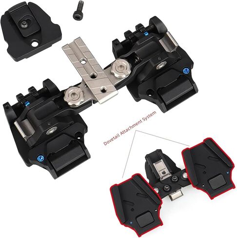 Binocular Bridge NVG Mount,Night Vision Goggles Night Vision Adapter Helmet Mount for PVS-14 /PVS-18, Mum, GT-14 - Aluminum Alloy in Saudi Arabia