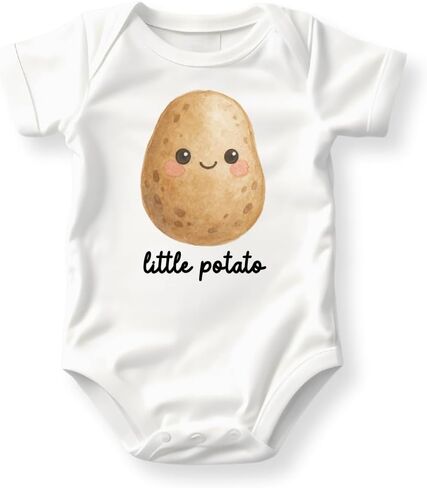 Little Potato Baby Bodysuit, Toddler, Kids T-Shirt - Cute Potato Outfit for Children Funny Potato Tee in Saudi Arabia