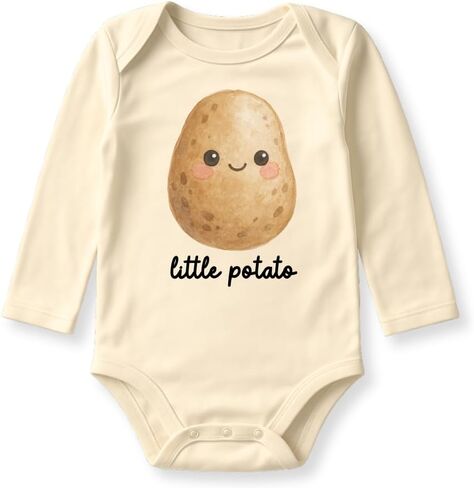 Little Potato Baby Bodysuit, Toddler, Kids T-Shirt - Cute Potato Outfit for Children Funny Potato Tee in Saudi Arabia