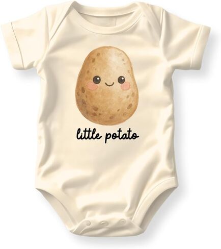 Little Potato Baby Bodysuit, Toddler, Kids T-Shirt - Cute Potato Outfit for Children Funny Potato Tee in Saudi Arabia