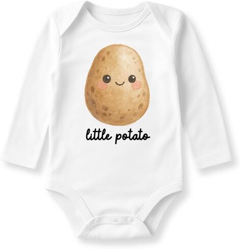 Little Potato Baby Bodysuit, Toddler, Kids T-Shirt - Cute Potato Outfit for Children Funny Potato Tee in Saudi Arabia