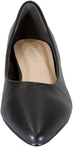 Peerage Tasha Women's Wide Width Pointed Toe Leather Flats in Saudi Arabia