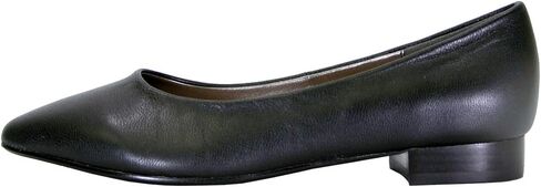 Peerage Tasha Women's Wide Width Pointed Toe Leather Flats in Saudi Arabia