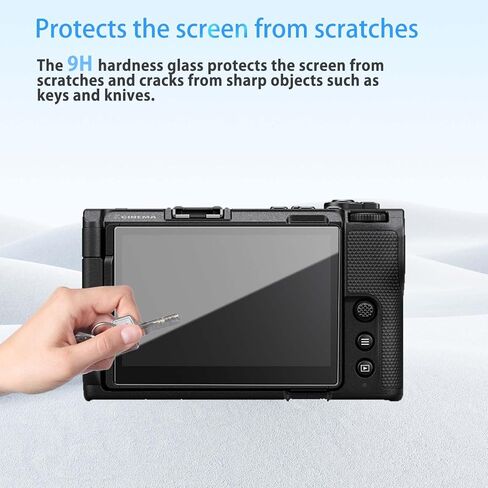 Screen Protector for Nikon ZR, HD Tempered Glass,9h Hardness,Scratch,Anti-Fingerprin,Tempered Glass Film Guard for Nikon ZR Camera[2 Pack] in Saudi Arabia