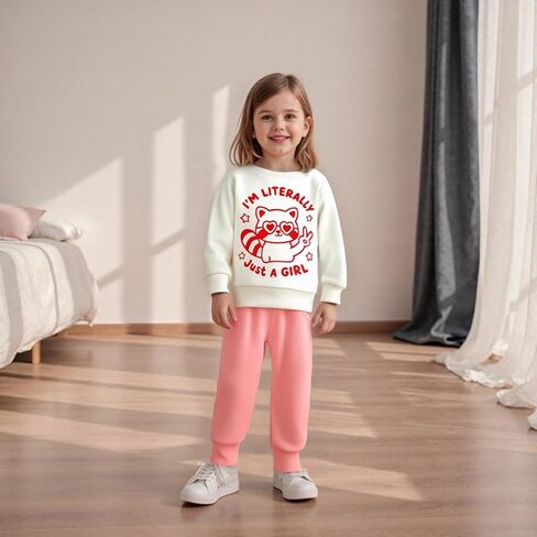 طفل فتاة صبي الراكون الزي إلكتروني طباعة طويلة الأكمام البلوز والسراويل مجموعة 2PCS الرضع طفل الخريف الشتاء الملابس in Kuwait