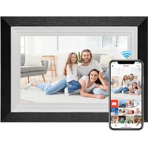 10.1" WiFi Digital Picture Frame with Frameo App, 32GB Storage, HD IPS Touchscreen, Auto Rotate, Share Photos & Videos Instantly from Phone, Wall Mount Smart Frame Gift for Family in Saudi Arabia