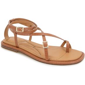 Kenneth Cole New York Women's Paros Flat Sandal, TAN, 8.5 in Saudi Arabia