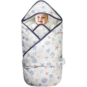 KIDDA Newborn 0-12 Months Baby Swaddle Blanket Multifunctio Boys Girls Cotton Thick Mat Wrap Stroller Sleeping Sacks Infant in Saudi Arabia