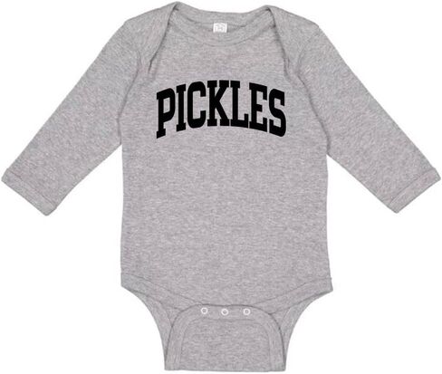 Pickles Collegiate Long Sleeve Baby Infant Bodysuit in Saudi Arabia
