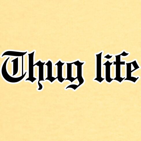 CafePress Thug Life, Gangster, Baby, G, Thug Toddler T Shirt Cute Toddler Graphic Tee, 100% Cotton in Saudi Arabia