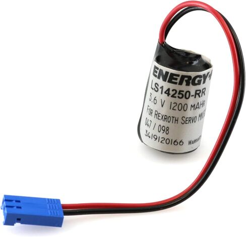 (10 عبوات) بطارية بديلة LS14250-RR 3.6 فولت 1100 مللي أمبير في الساعة من ريكسروث تناسب R911277133، R911281394 مع موصل أسلاك توصيل يستخدم لأنظمة التحكم في محرك سيرفو in Kuwait