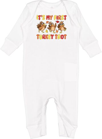 ملابس أطفال رومبير من Inktastic My First Turkey Trot in Kuwait