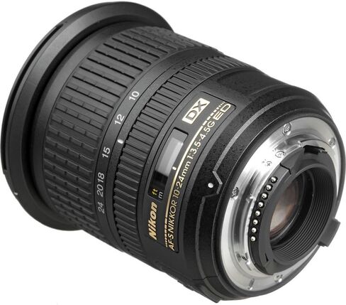 كاميرات Nikon AF-S DX NIKKOR مقاس 10-24 مم f/3.5-4.5G ED Zoom Lens DSLR (2181) + بطاقة ذاكرة سعة 64 جيجابايت + طقم مرشح + قارئ بطاقات + برنامج صور + حامل ثلاثي القوائم مرن + المزيد (متجدد) in Saudi Arabia