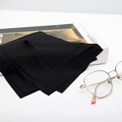 10pcs Computer Cleaning Cloth Microfiber Camera Lens Glasses Cleaner TV Laptop Pad Tablet Phone Electronics Screen Wipes 15cm (Grey) in Saudi Arabia