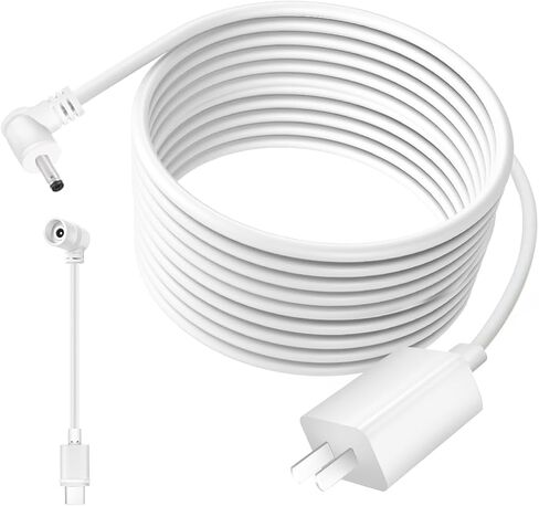 Power Adapter for Ring Indoor Camera (2nd Gen), 9.8FTMicro USB Ring Camera Power Cable (1Pack) in Saudi Arabia