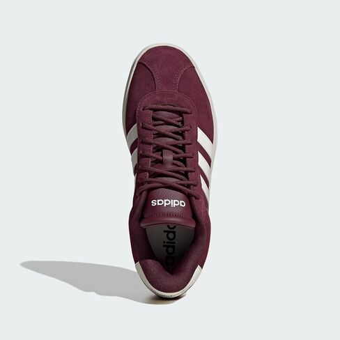 adidas Womens VL Court Maroon/White/Off-White 8 Medium in Saudi Arabia