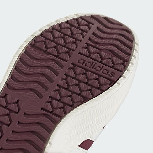adidas Womens VL Court Maroon/White/Off-White 8 Medium in Saudi Arabia