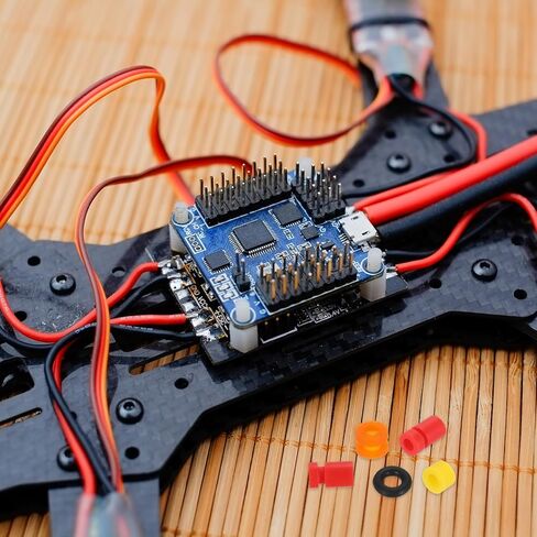 كرات مطاطية مضادة للاهتزاز من MECCANIXITY RC لجهاز التحكم في الطيران RC F4 F7 ملحقات طائرة بدون طيار RC M2x6.6 مم (شفاف)، عبوة من 36 قطعة in Saudi Arabia