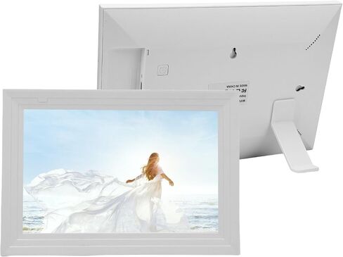 إطار صور رقمي مقاس 10.1 بوصة، إطار صور ذكي IPS HD WiFi مع مساحة تخزين 32 جيجابايت ودوران تلقائي، لمشاركة الصور عبر تطبيق Uhale in Kuwait