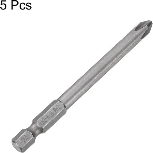 5 قطعة #2 مفك براغي فيليبس بت PH2 1/4 "عرافة عرقوب 3.15" (80 مللي متر) طويل مغناطيسي S2 فولاذ صناعي درجة مفك براغي لقمة ثقب كهربائية برأس متقاطع 0.236 "(6 مللي متر) قضيب in Saudi Arabia