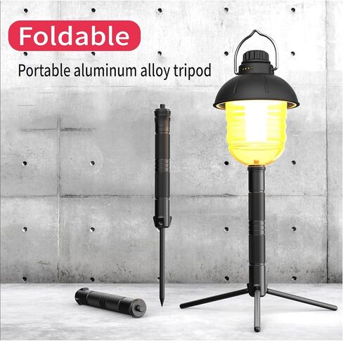 Multipurpose Outdoor Light Stand Regulable Aluminum Alloys Tripods Base for Hiking and Photography Compacts Outdoor Stand with Ground Pegs in Saudi Arabia