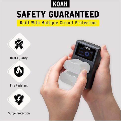 Koah Dual USB-C Charger with LCD Display for Nikon EN-EL15 Battery in Saudi Arabia
