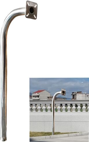 حامل لوحة مفاتيح Gooseneck، لوحات مفاتيح تثبيت عالمية للتحكم في الوصول من الفولاذ المقاوم للصدأ شديدة التحمل، ارتفاع 74 بوصة، لوحات تثبيت عالمية 4.1 بوصة × 4.1 بوصة، ملحقات أخرى للتحكم في الوصول (النوع المضمن) in Kuwait