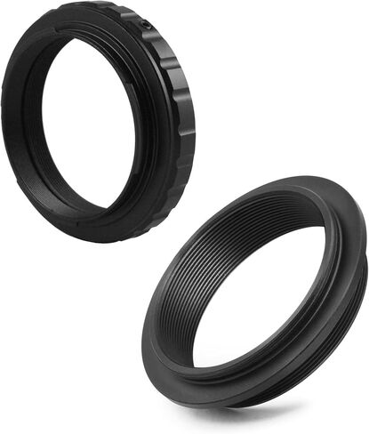 محول تلسكوب ذكر من Astromania M42x0.75 إلى M42x0.75 - حزمة مع - محول حلقة معدنية على شكل حرف T لنيكون in Saudi Arabia