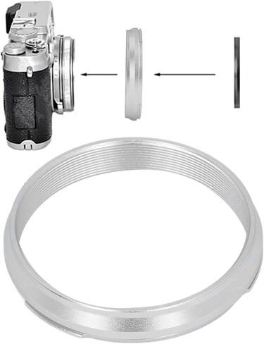49mm Lens Adapter Ring for X100V X100VI X100F X100 X100S X70 - Metal Camera Lens Filter Adapter for Secure and Accurate Fitting in Saudi Arabia