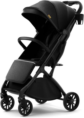 newyoo GlideTow TR18 Travel Stroller, Compact & Lightweight, Muted Olive | Newborn to toddler, foldable, self-standing design, 175° near-flat recline, large mesh window, trolley mode & UPF 50+ canopy in Saudi Arabia