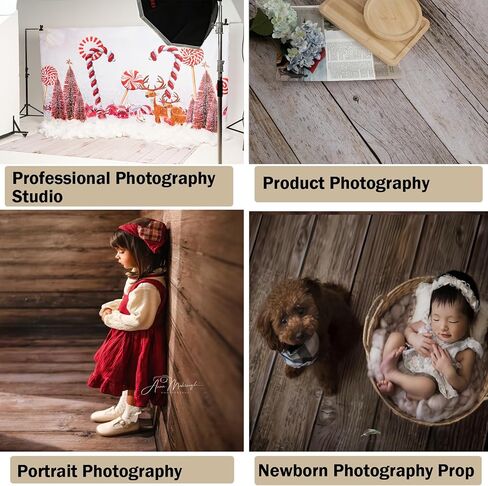 Kate Photography Floor Mat Retro Brown Wood Floor Backdrop Rubber Flooring Mat for Photographers Studio Props 5x4ft in Saudi Arabia