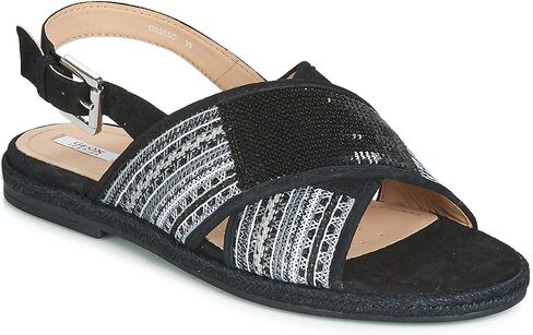 Geox D Koleen Sandals Women Black Sandals Shoes in Saudi Arabia