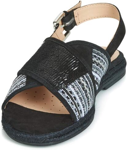 Geox D Koleen Sandals Women Black Sandals Shoes in Saudi Arabia