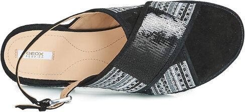 Geox D Koleen Sandals Women Black Sandals Shoes in Saudi Arabia